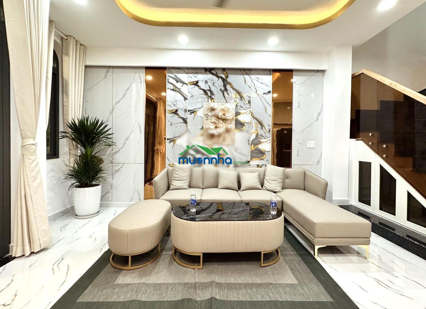 Xây mới 100% - hxh - 60m2 (4.8x12.5m) - 3 tầng - 3pn - full nội thất - gần mt đ. ngô đức kế - 8.xtỷ