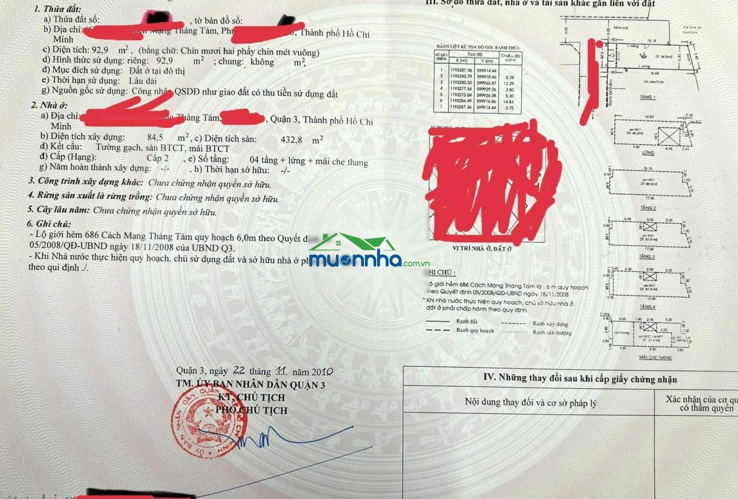 Tòa nhà văn phòng 6 tầng đường cmt8-cư xá bắc hải khu nội bộ (5.2x19m) tdtsd: 433m2, giá: 22.5 tỷ - 4