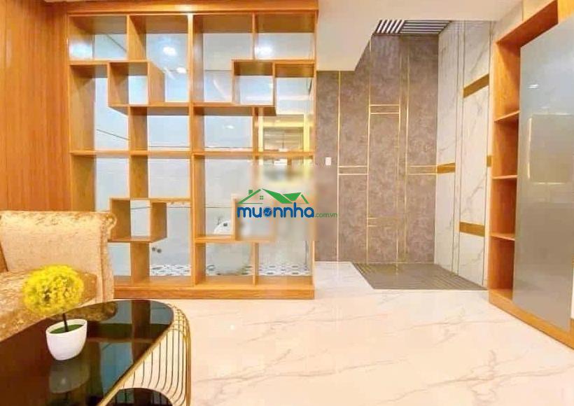Hiếm nhà đẹp mê ly 5 tầng full nt cao cấp hẻm ô tô thông ngang 4,5x15m ngay an nhơn chỉ 9,9 tỷ - 2