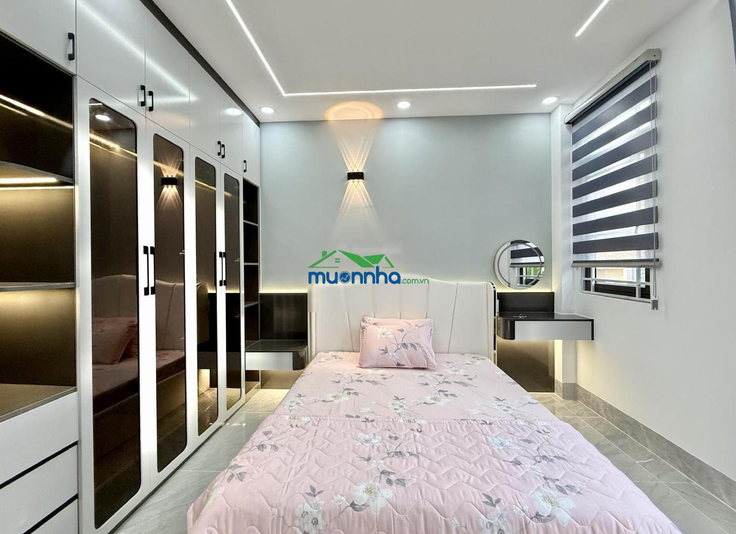 Nhà phố 4m x 15m. xây 4 tầng full nội thất hẻm nhựa xe hơi đường thới an 20 - 2