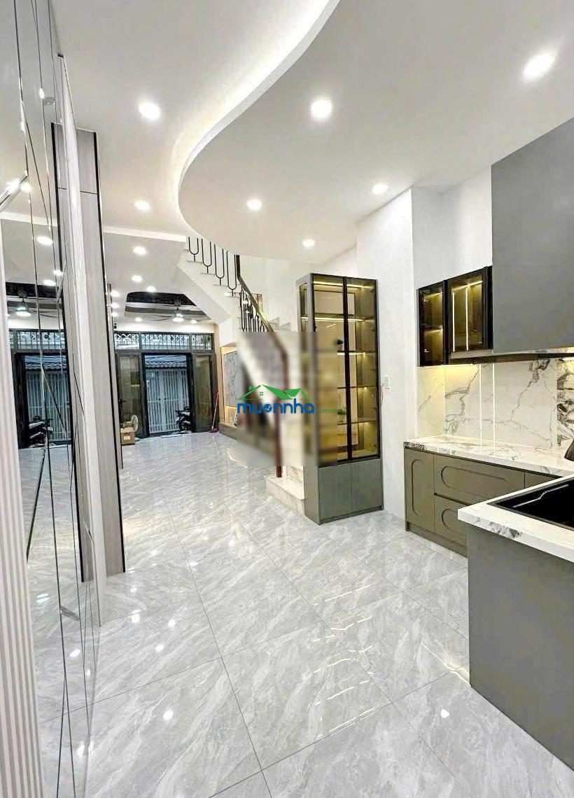 Nhà mới xây, 4 tầng, hẻm 4m, nở hậu - đường âu dương lân p3q8 - 3