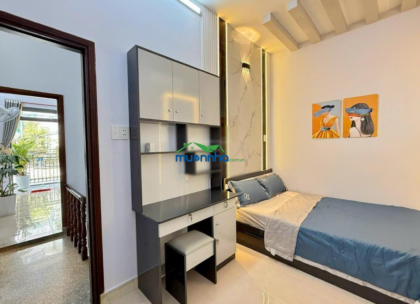 Nhà phố 4.2m x 11m 2 tầng full nội thất hẻm xe hơi 4m 1/ ngắn đường tân thới hiệp 09 ngay toà án - 2