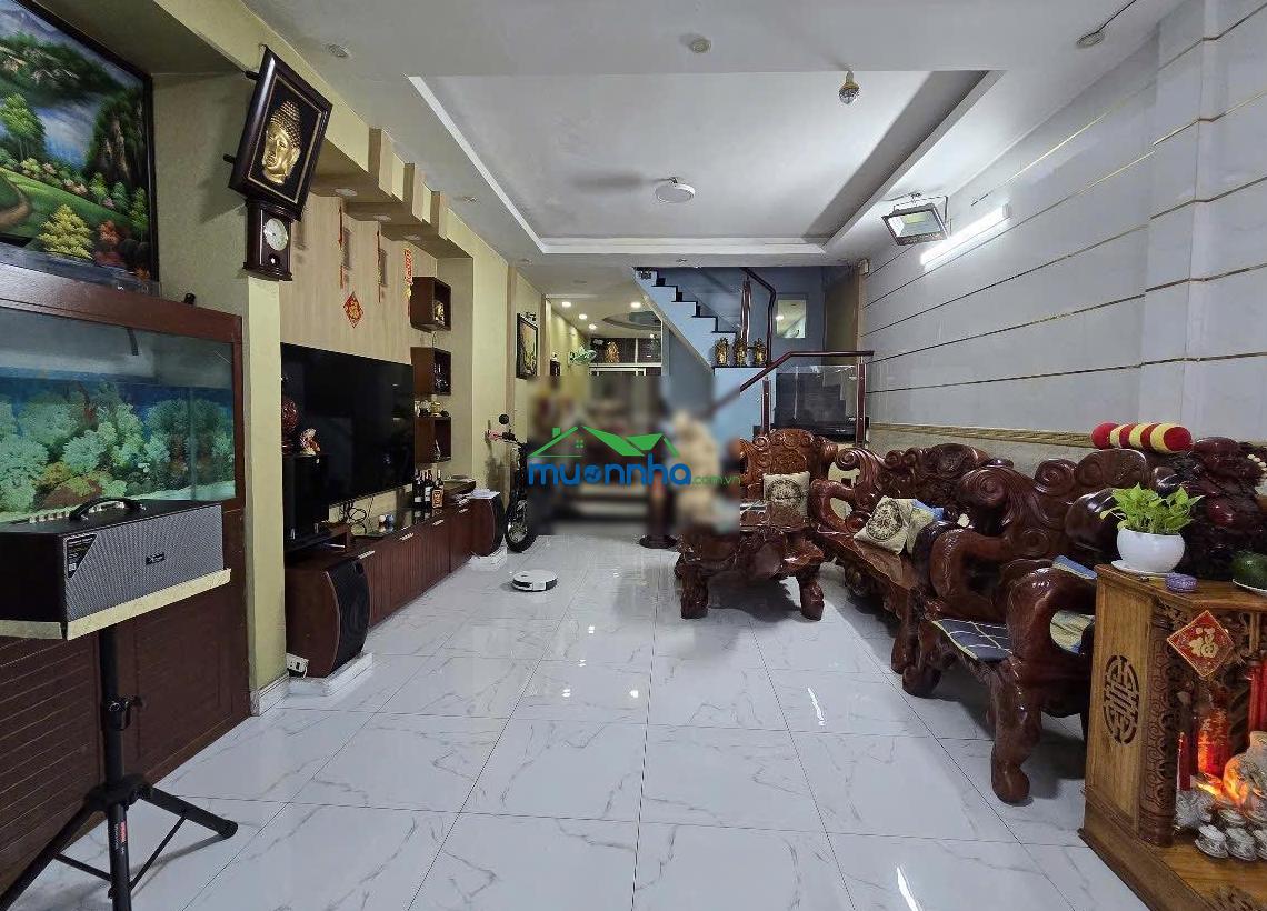 Xe hơi ngũ trong nhà-(75m2)âu dương lân-cách mặt tiền chĩ 20m-4m5 x 17m5-nhà 2 lầu-sổ a4-nhỉnh 9tỷ - 3