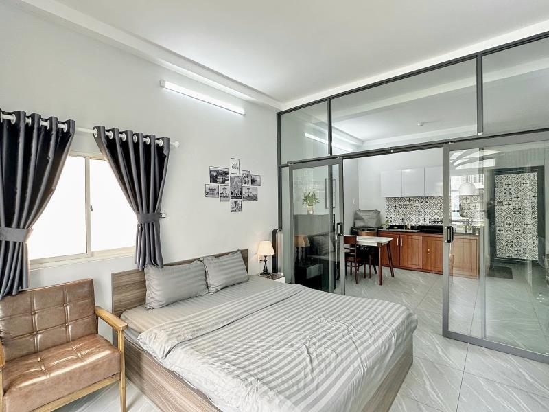 Căn hộ 1pn ban công 45m2 full nội thất calmette quận 1 - 2