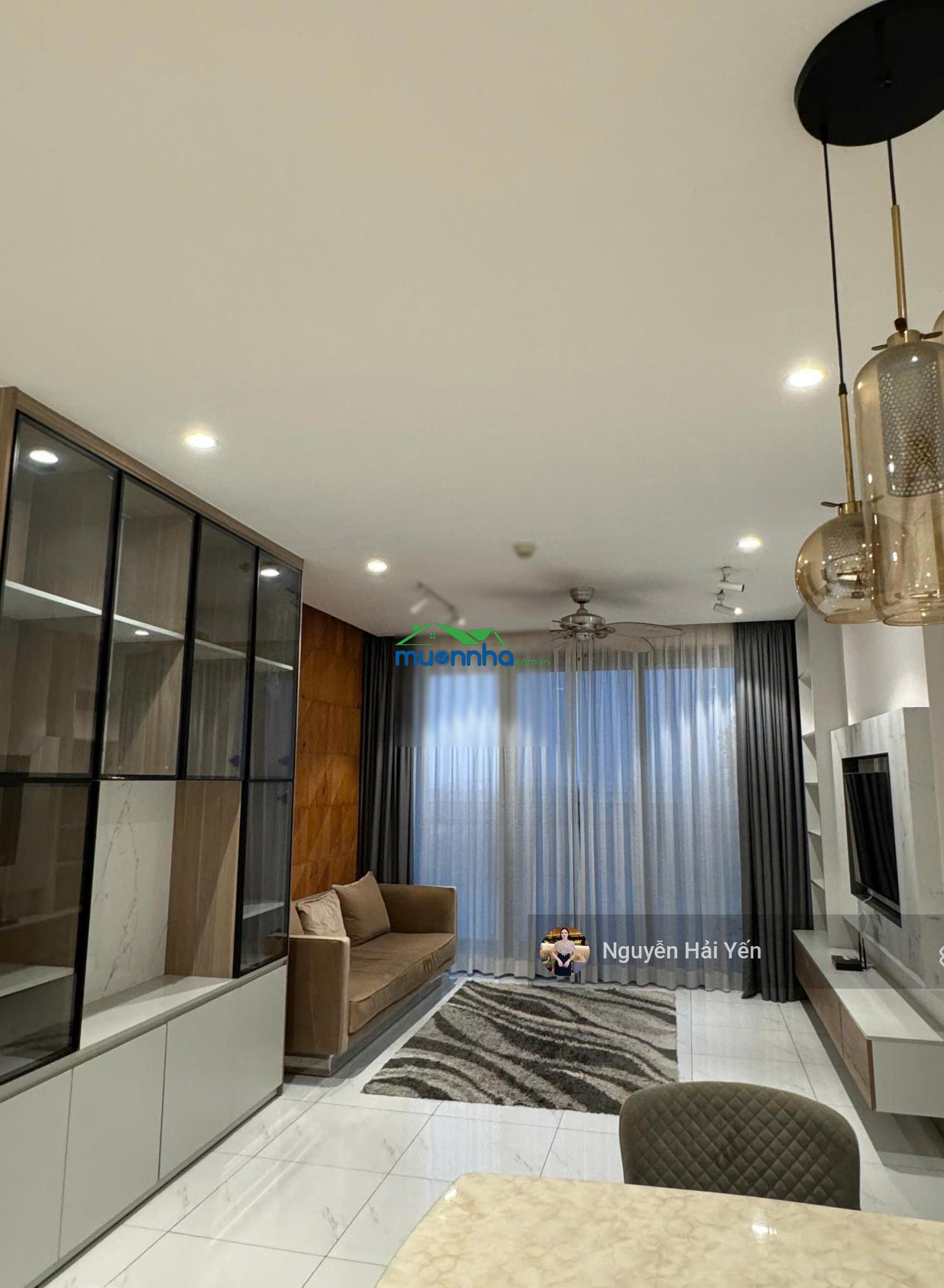Hải yến nam minh land - cho thuê căn hộ sunwah pearl 3 phòng ngủ tòa ghxx.08, view sông + thủ thiêm