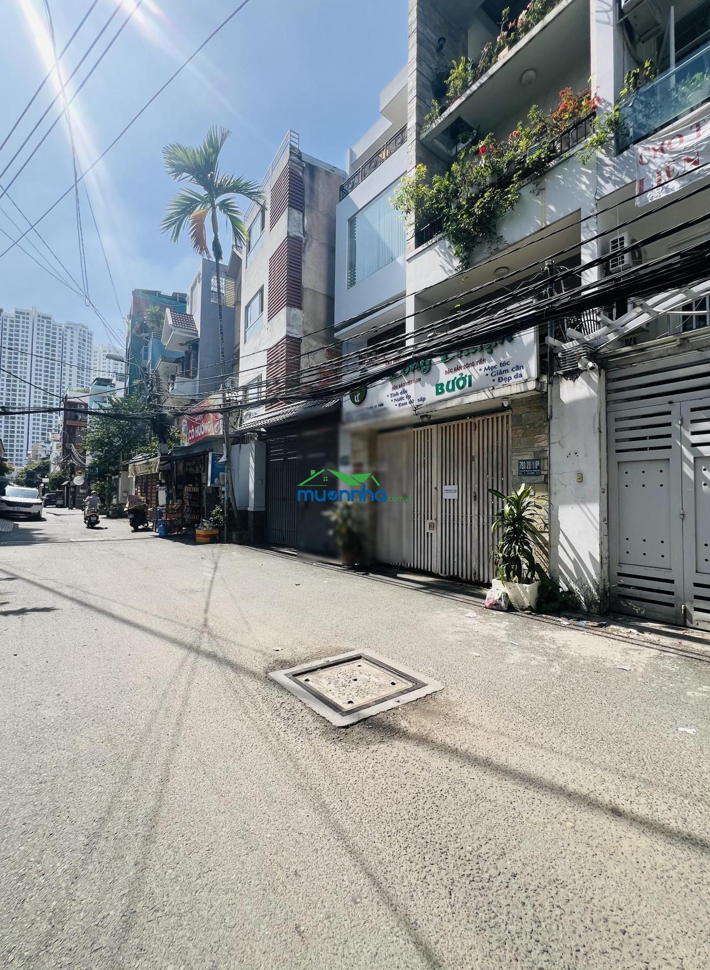 Nhà hẻm nhựa 8m, đ. huỳnh tấn phát, 5m x 34m, 168m2, cách phú mỹ hưng 900m, hơn 9 tỷ