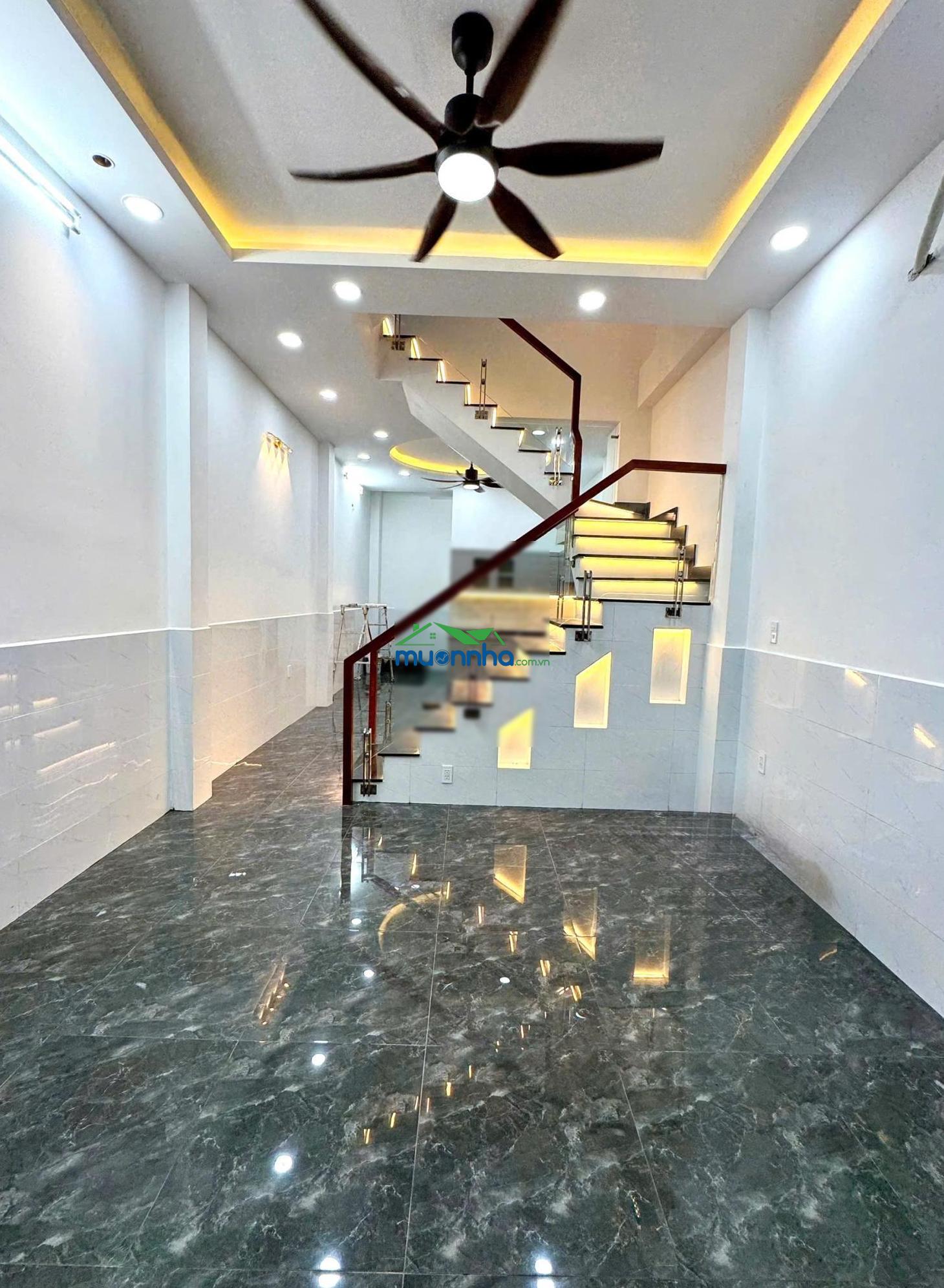 * [Nhỉnh 7 tỷ] nhà âu dương lân q8. xây mới, (3.85 x 13) 4tầng shr hoàn công, nở hậu gần parrc mall - 2