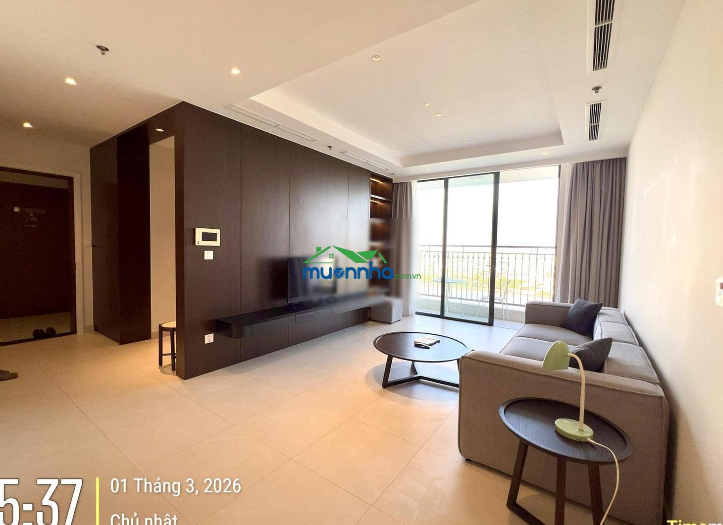 Cho thuê 4pn landmark 1 , trực diện sông , công viên , full nội thất decor tối giản