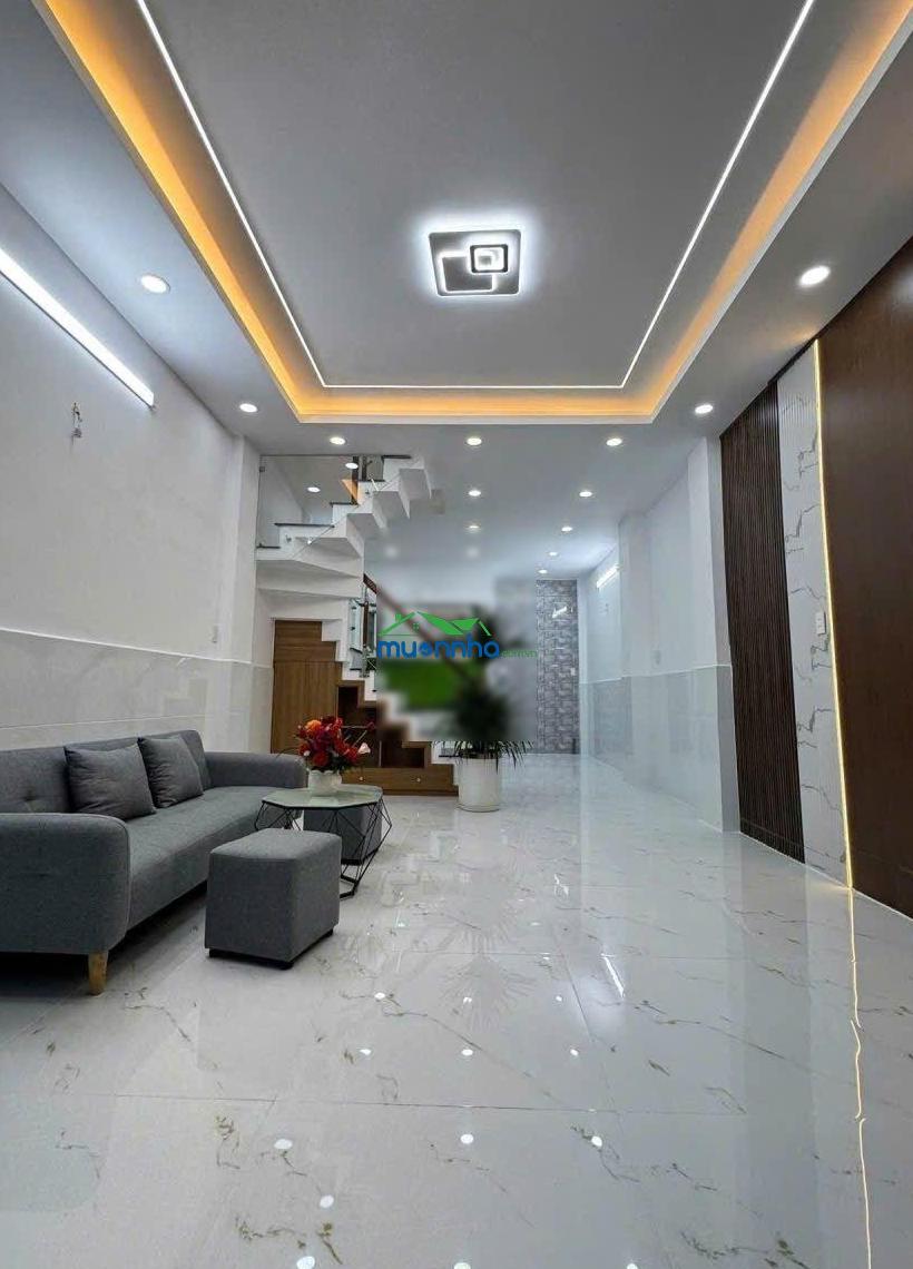 Nhà gần vòng xoay phú lâm hxh thông, nhà có sân để xe máy vô tư, nhà thiết kế đẹp giá cực tốt - 3
