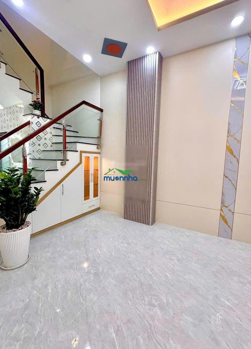 Bán nhà 4 tầng xây mới 100%, hoàn công đầy đủ, hẻm 5m xe hơi đổ cửa, thông các hướng - 4