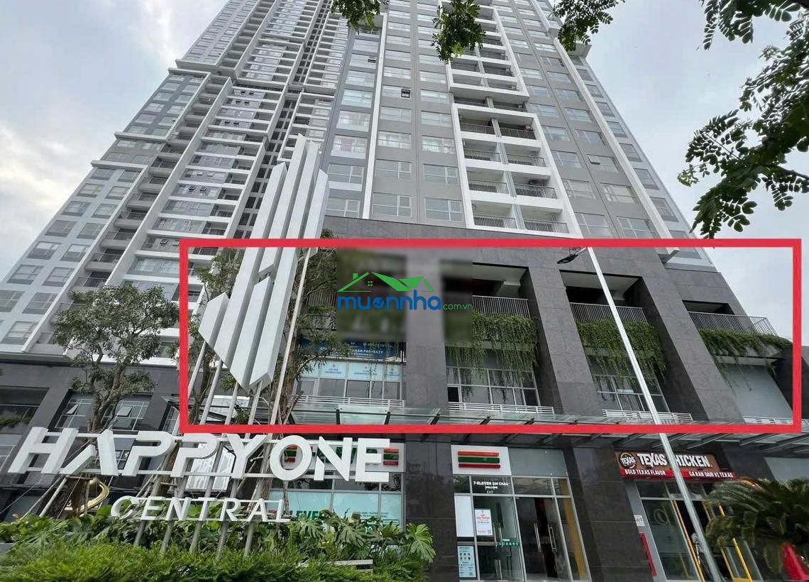Cho thuê ô tmdv, miễn phí 12 tháng đầu, tầng 2 happy one central, diện tích 494 m2. làm việc cdt - 3