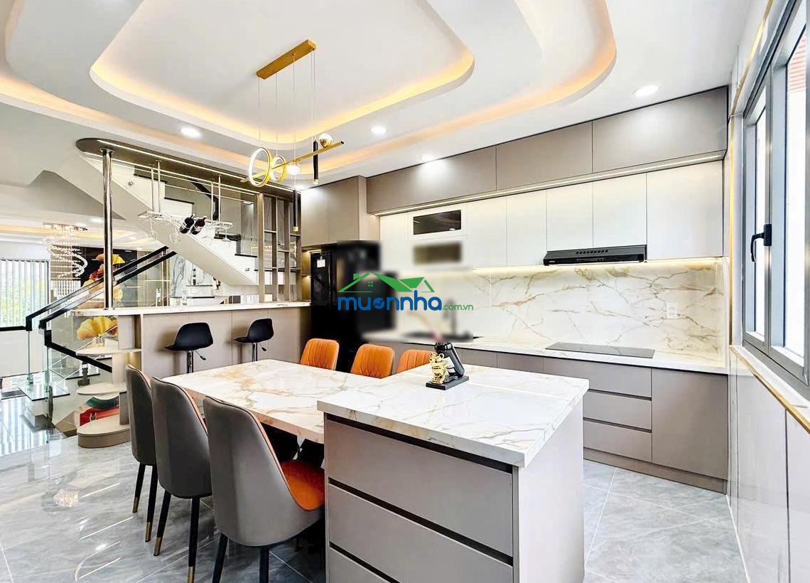 Kẹt tiền giảm sâu căn nhà xây mới 5 tầng full nội thất còn 6,6 tỷ thuộc p. an phú đông (mới) hcm - 2
