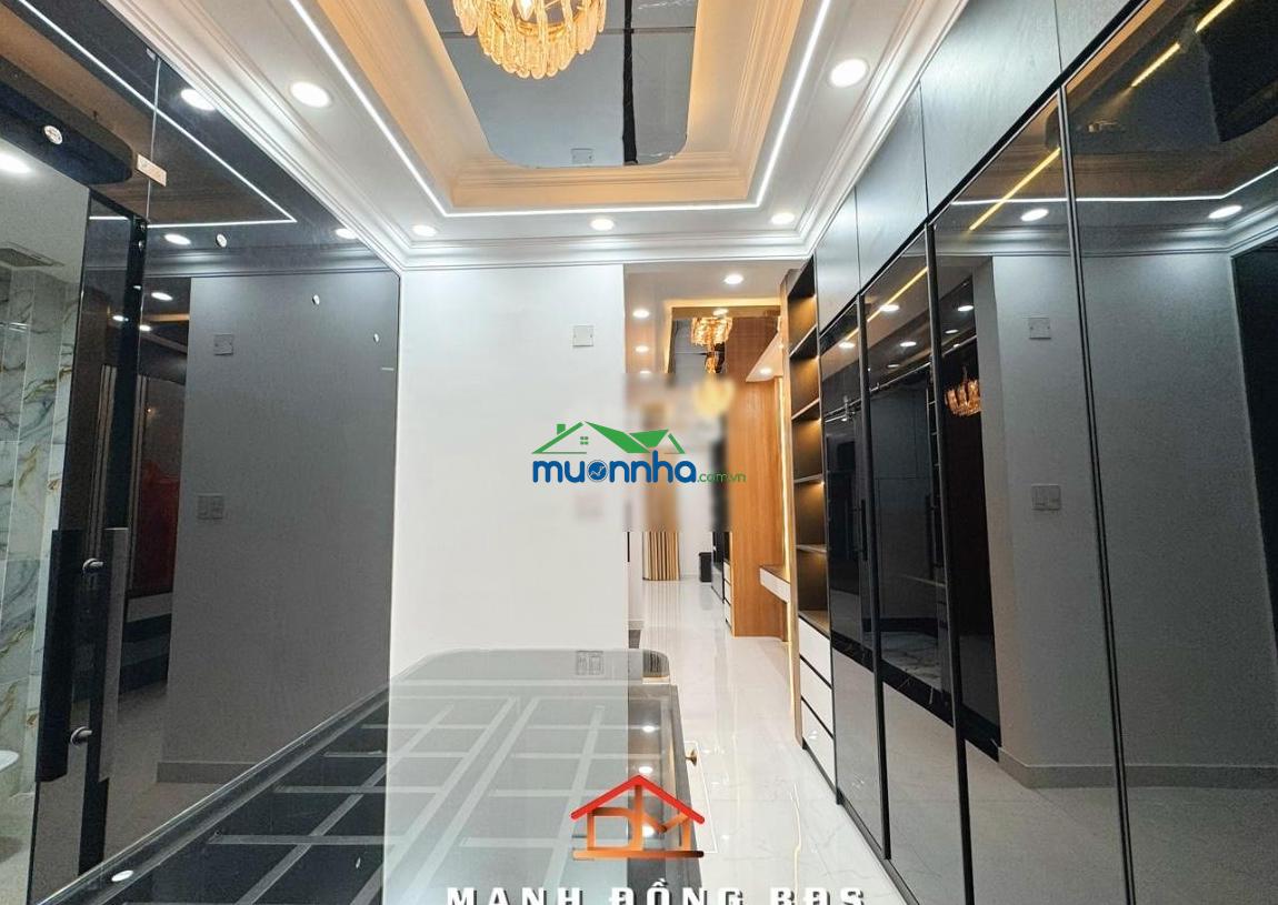 Nhà mới ở ngay - 4 tầng - 80m2 - xe hơi đổ cửa - kề quận 7 - nhỉnh 9t