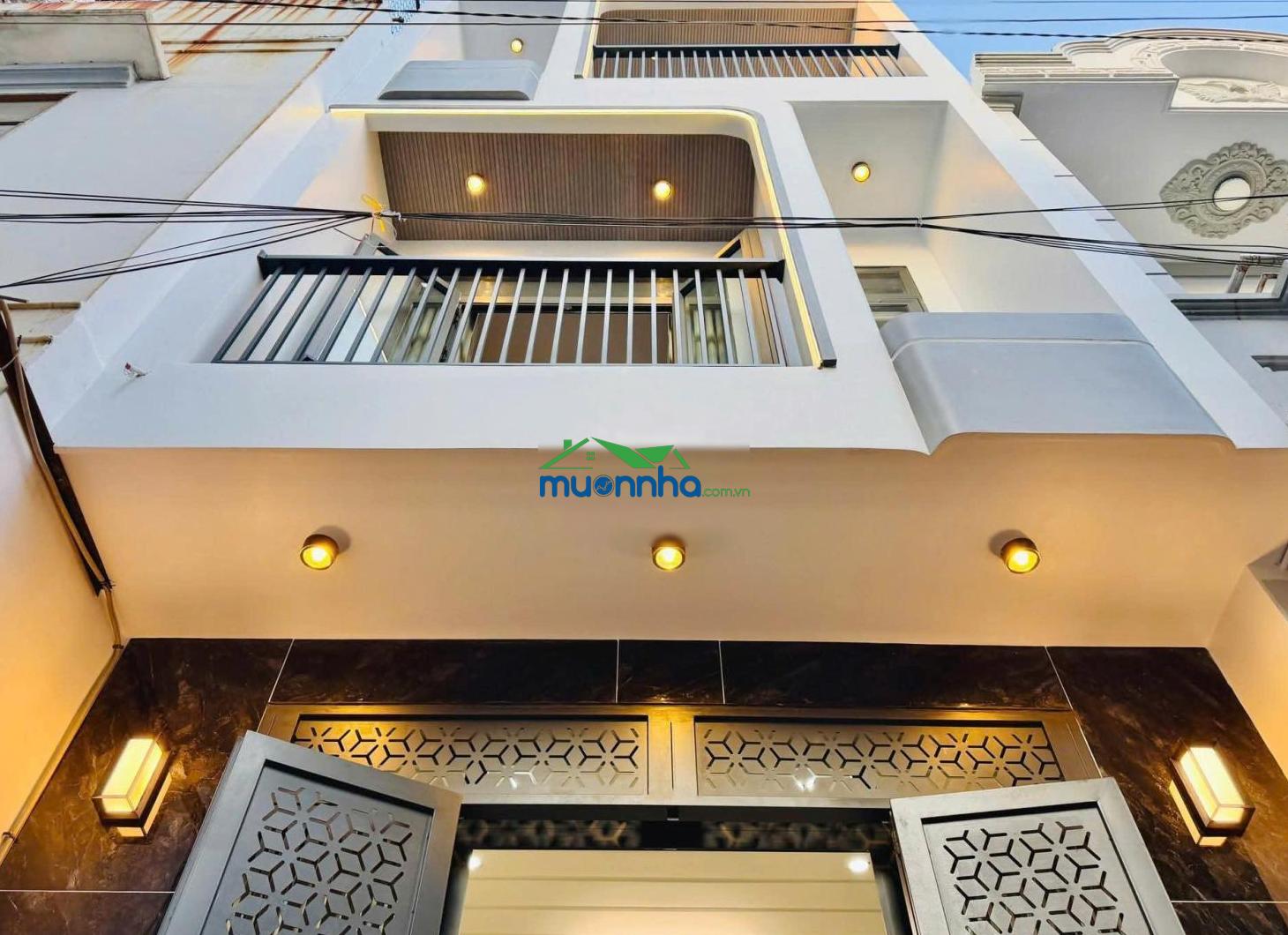 Bán gấp nhà hậu giang, 52m2, 4 tầng 4pn 5wc, có sân thượng, gần chợ bình tây, hẻm trước nhà 5m - 4
