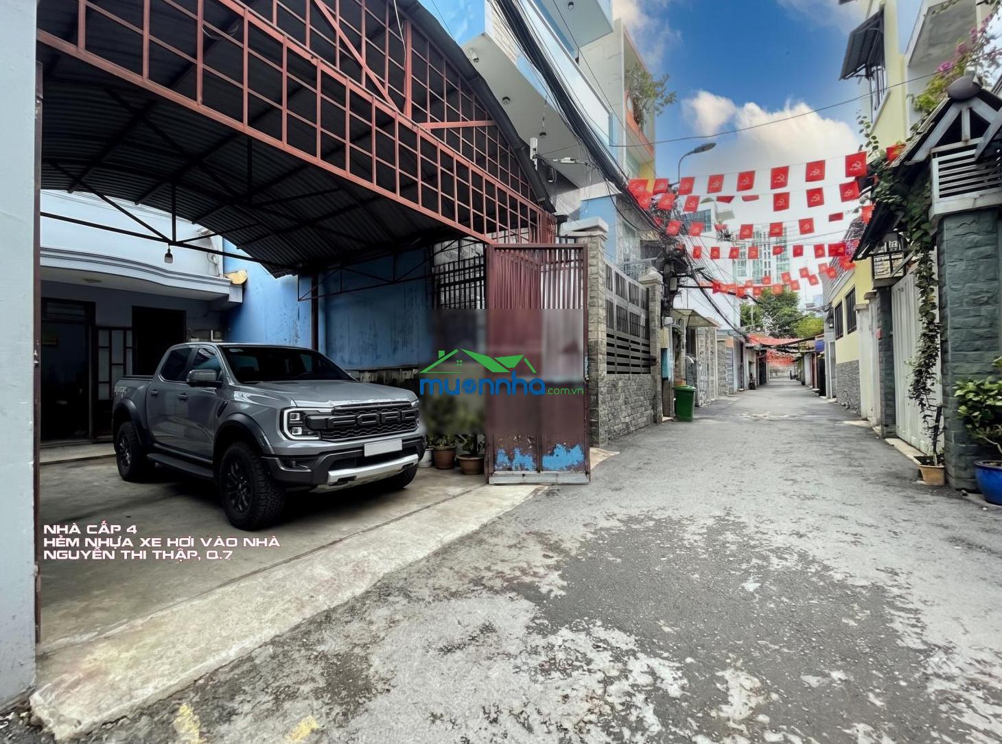Chỉ 14,9 tỷ (78 triệu/m2) nhà 6,1x34m (190m2) đường nhựa 4m nguyễn thị thập q.7 - 2