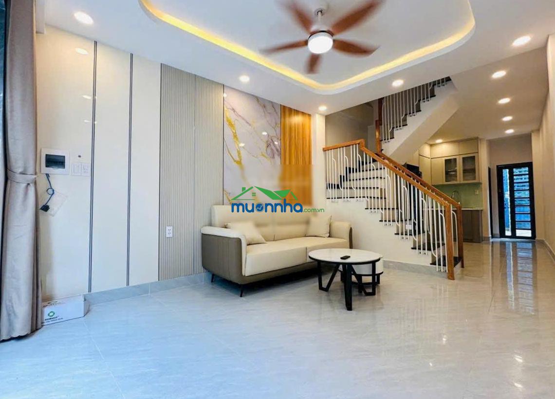 Bán căn nhà đường hồ biểu chánh, phú nhuận, dt 68m2 (4m x 16m) giá 3.6 tỷ nhà 2 tầng 3 phòng