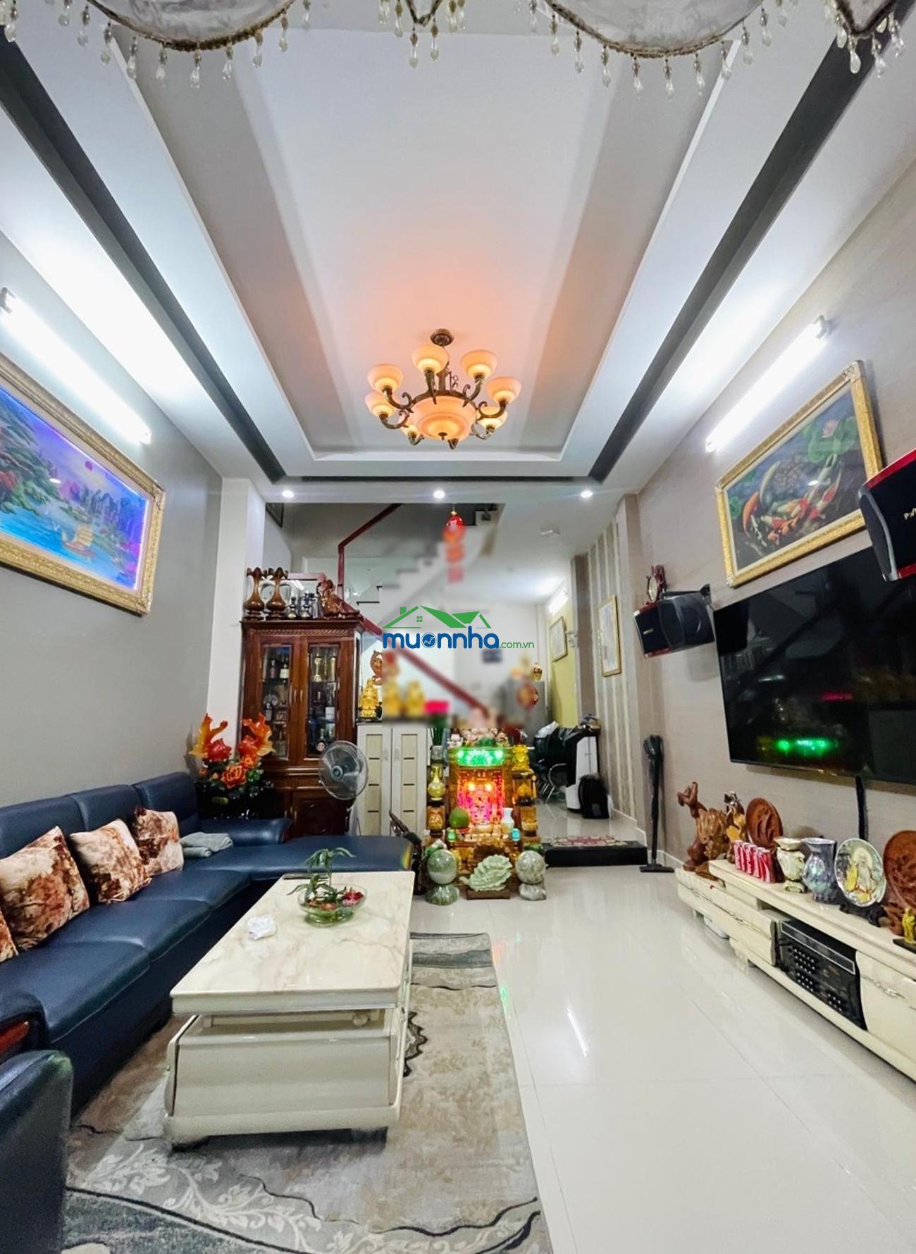 10 phút qua gò vấp - bán nhà cao tầng thạnh lộc 19 - 3 tầng btct - hẻm 8m kinh doanh - giá 5.28 tỷ