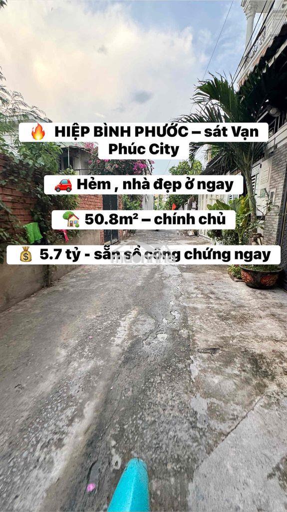 🚨 Hiệp bình phước | hẻm xe tải | sát vạn phúc city