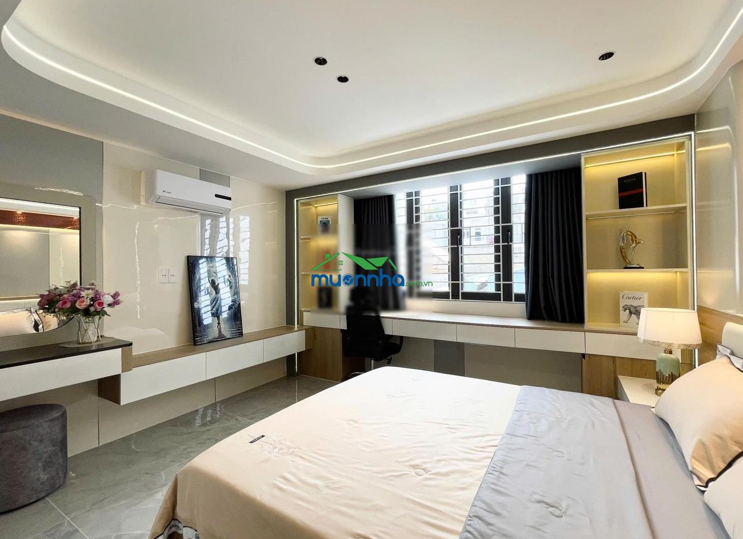 Bán nhà mới hoàn thiện 1 trệt - 1 lửng - 3 lầu