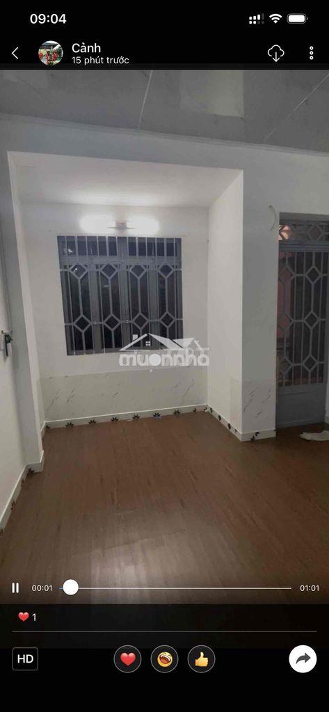 Cho thuê nhà hxh 4x6 1 trệt 1 lầu hoàng hoa thám nhà mới 1pn 1wc