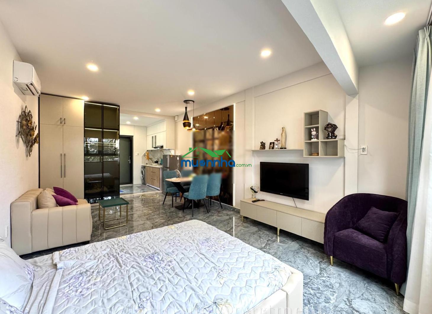 Cho thuê chung cư cũ 35m2 full nt luxury cao cấp ngay mặt tiền trần hưng đạo,khu phố tây giữa q1 - 4
