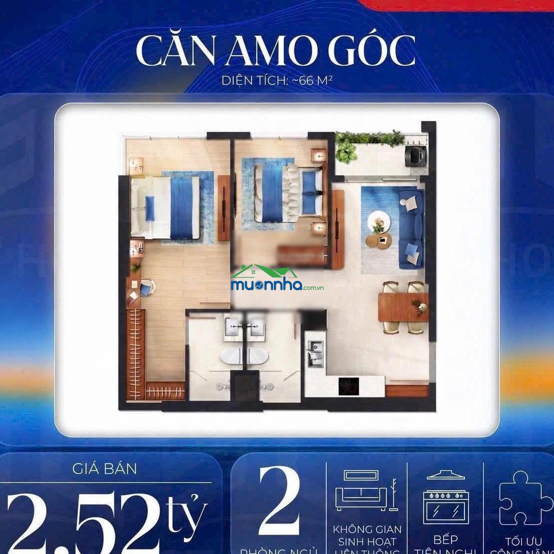 Căn hộ monrei thủy liệu đầu tiên tại hcm giá chỉ từ 1ty8/căn 1pn.