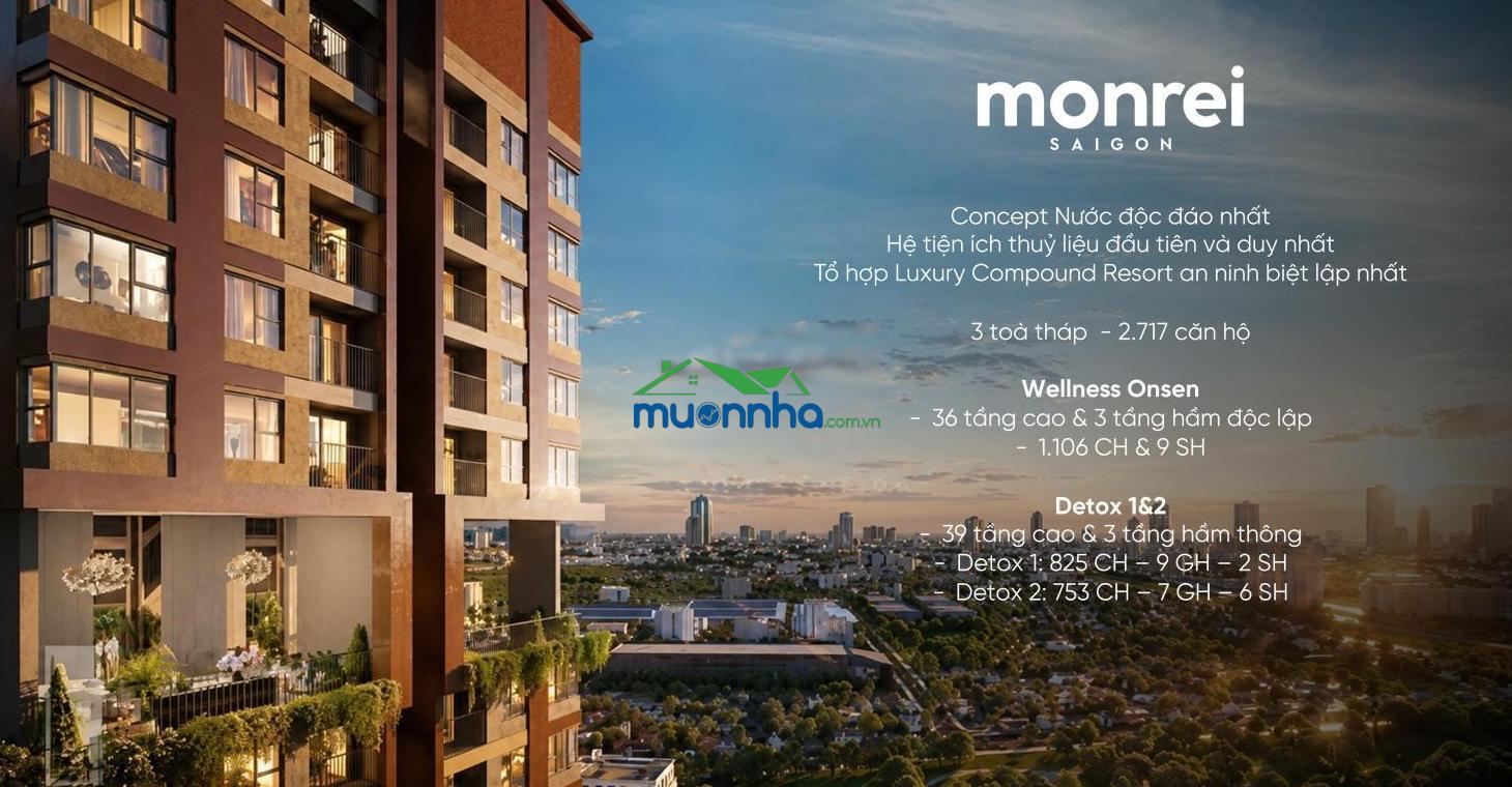 Monrei saigon căn 2pn1wc view nội khu tầng trung chỉ 2,4 tỷ - 2