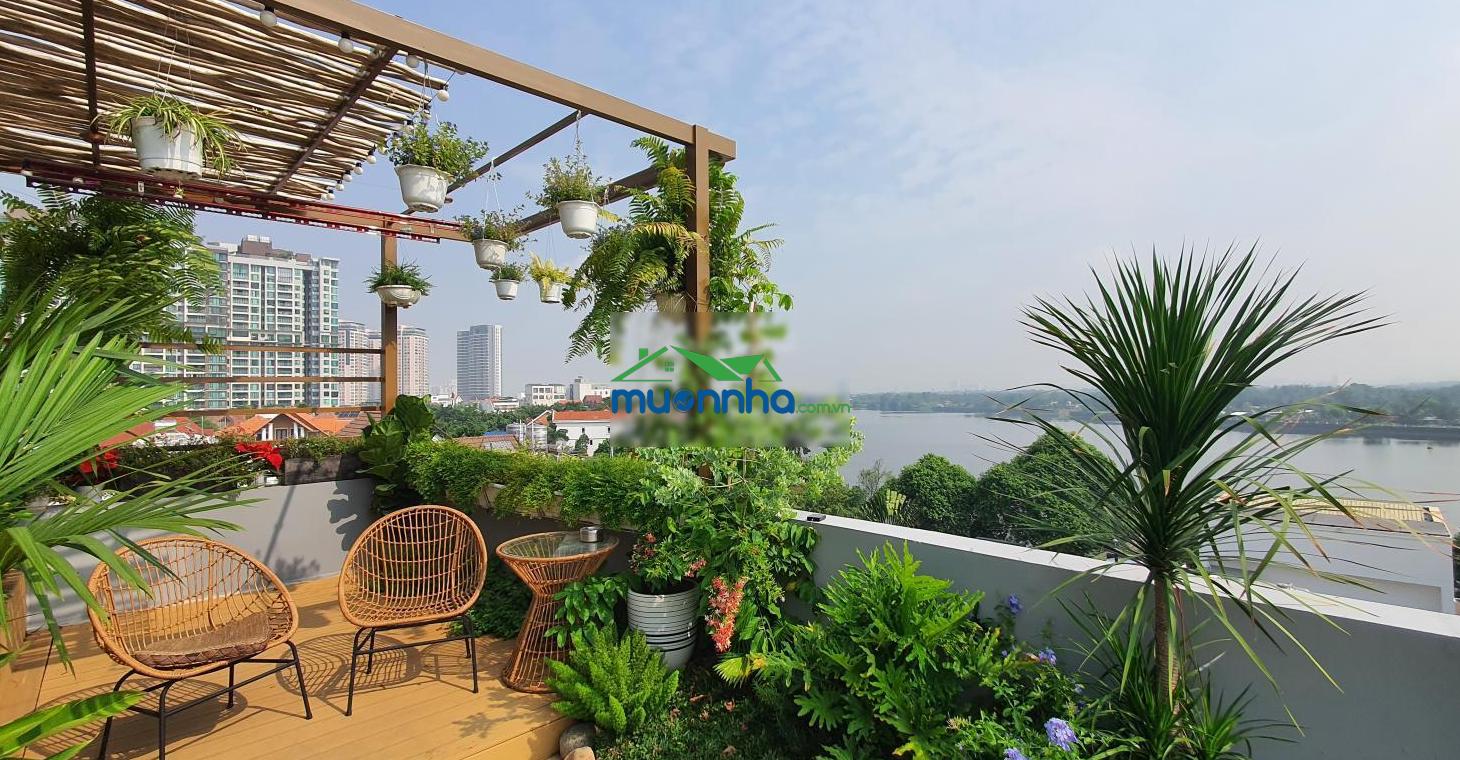 Bán chdv 12 phòng view sông thảo điền quận 2 - ngang 19.5m - doanh thu 250tr/tháng