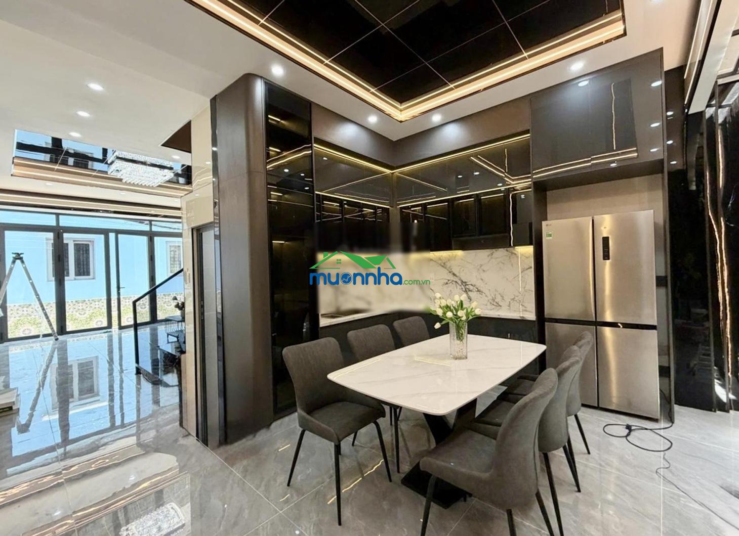 Q7 nhà mới 3 tầng 4pn full nội thất - huỳnh tấn phát - 51,4m2 (4.8 x 11m) vuông đẹp - 4