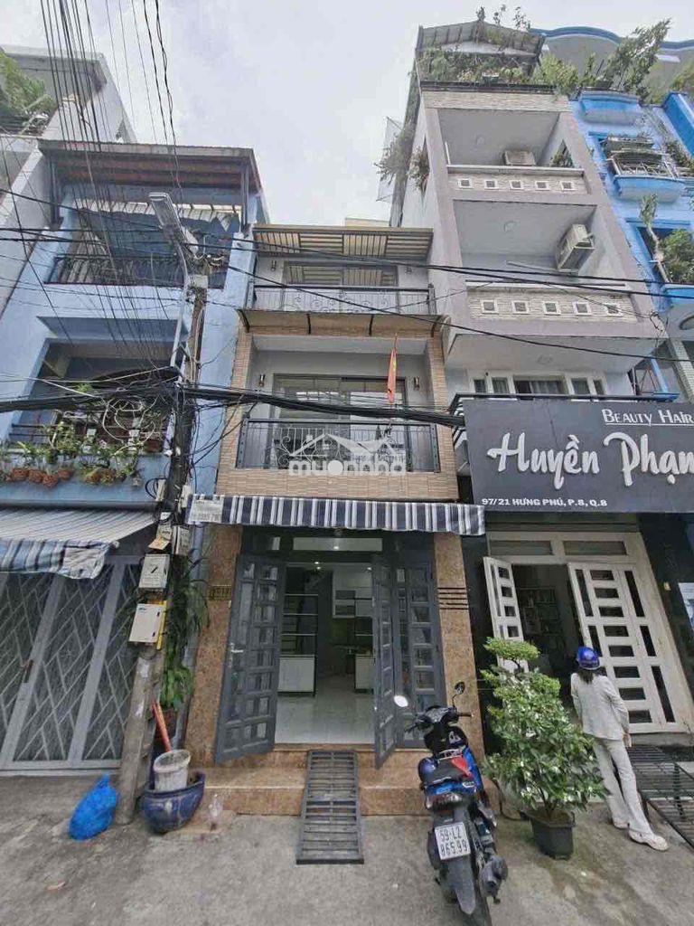 Nhà hẻm xe hơi hưng phú phường 8 quận 8