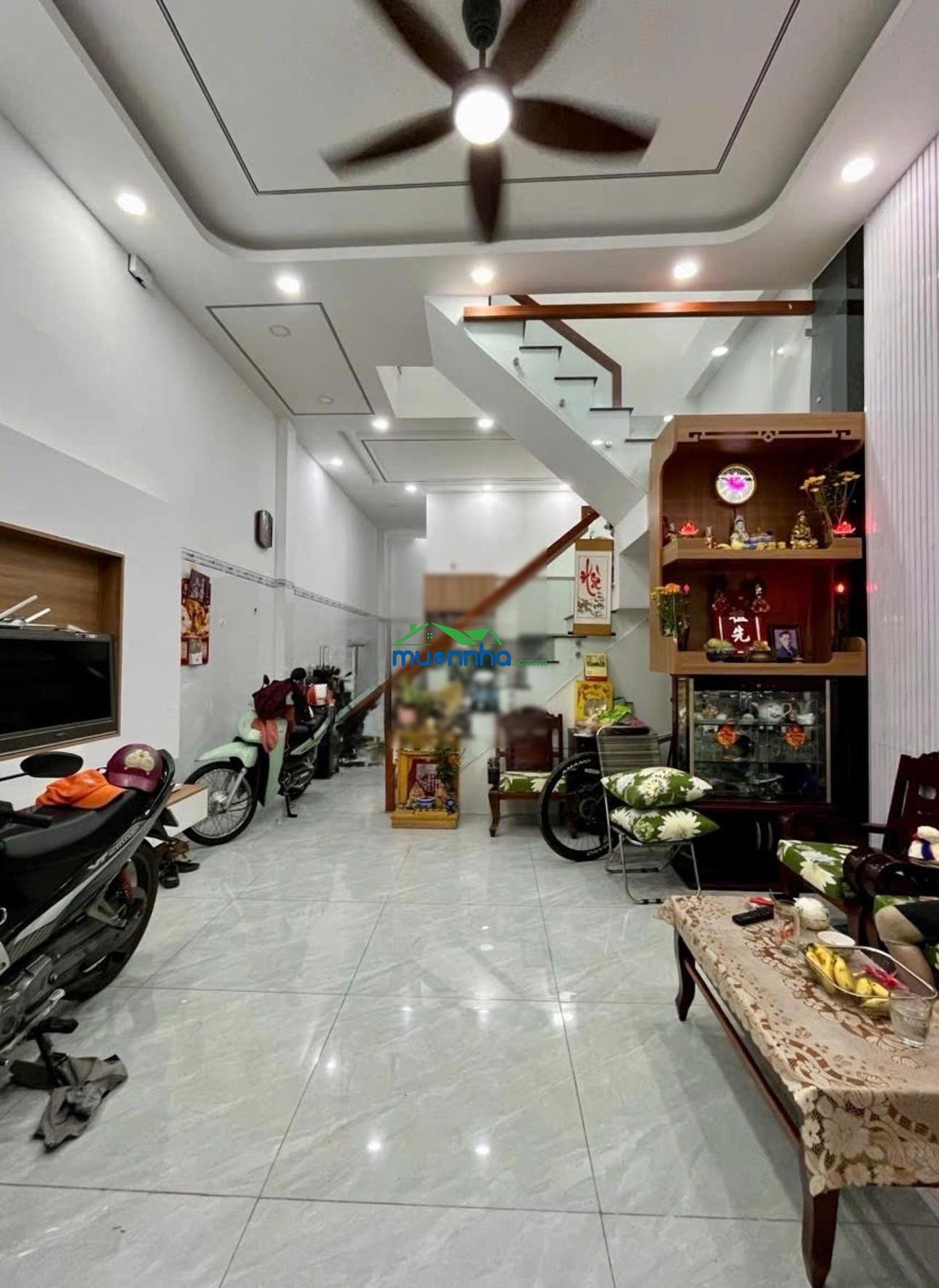 Bán nhà 60m2 mã lò bình tân, 4.5m x 13,5m, 3 phòng, hẻm xe hơi, sát mặt tiền. sổ riêng đã hoàn công - 3