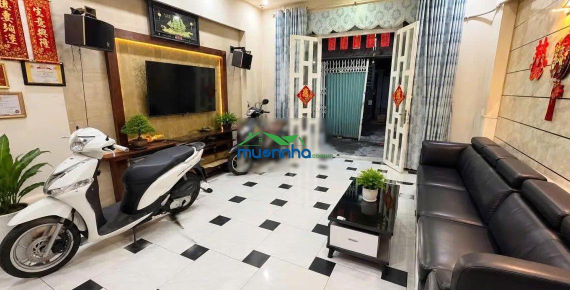 B160 - bình trị đông, gần khu tên lửa, nhà 4 tầng, ngang 5x16m, hẻm xe hơi, chỉ 8 tỷ 2 - 2