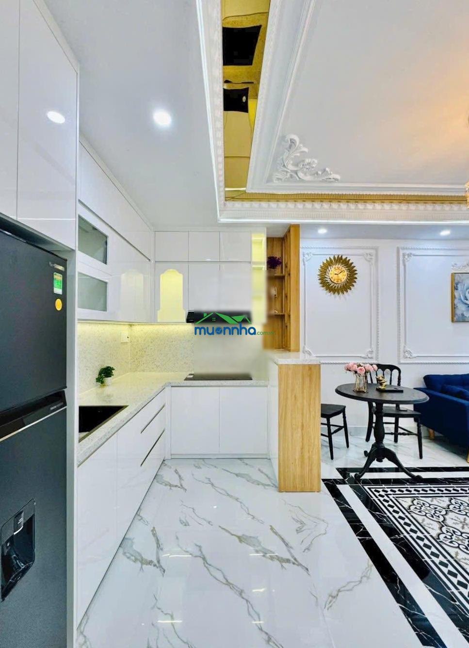 Phú nhuận giáp quận 1 diện tích 40m² thiết kế 1 trệt 1 lầu với 3 phòng ngủ (có phòng ngủ tầng trệt)