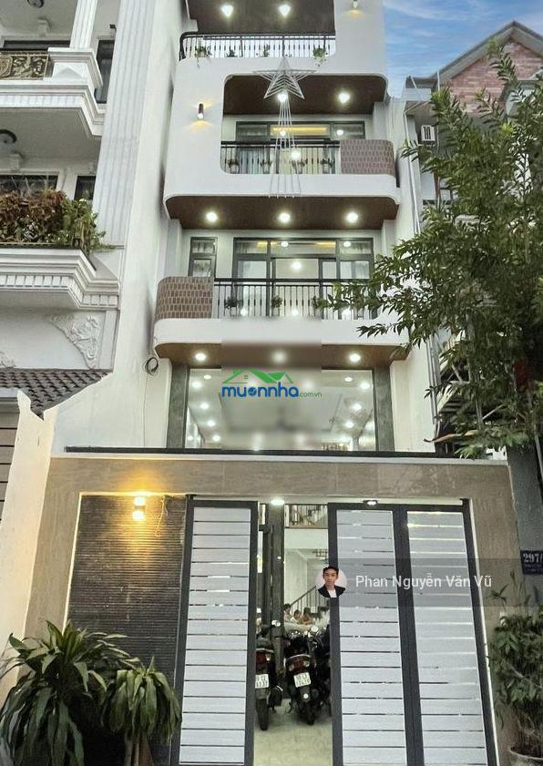 Nhà mới! lê văn sỹ, phú nhuận. (4x10m) nở hậu cn 40m² - 5 tầng. dòng tiền 360tr/năm. chỉ 7,9 tỷ. - 2