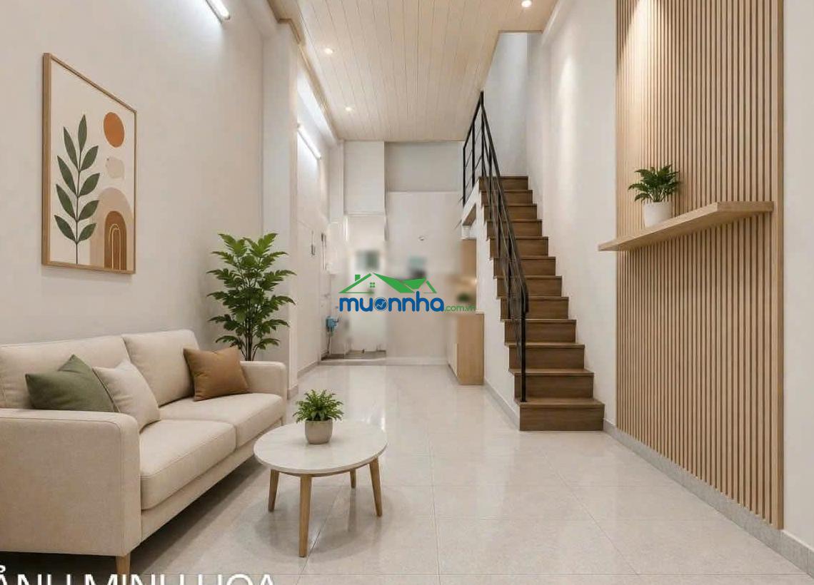 Cách mạng tháng 8 giáp quận 3 21m2 2 tầng hẻm thông chỉ 2 tỷ7 tl