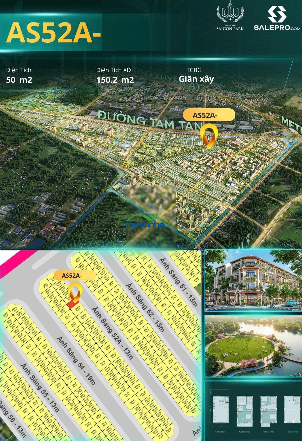 50m2 căn độc quyền nhà phố vinhomes saigon park giá tốt 4,6 tỷ