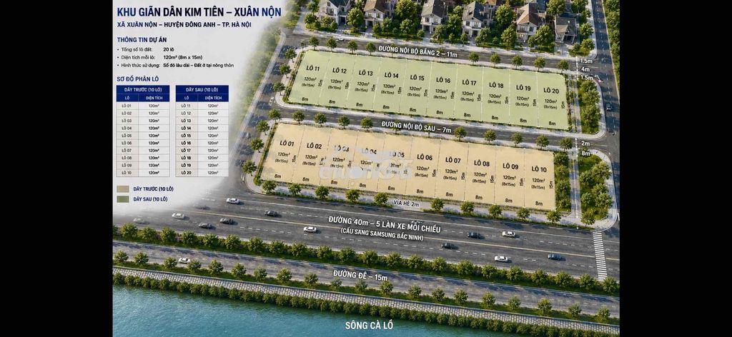 🔥 Bán 120m2  đất giãn dân kim tiên – xuân nộn, đông anh 🔥 - 2