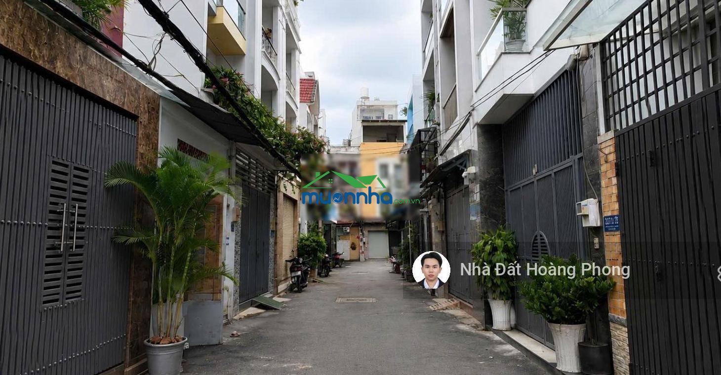 Hẻm 4.5m - không lộ giới - 60,4m2 - 4 tầng btct - bán nhà gần quang trung - phường 12 - quận gò vấp