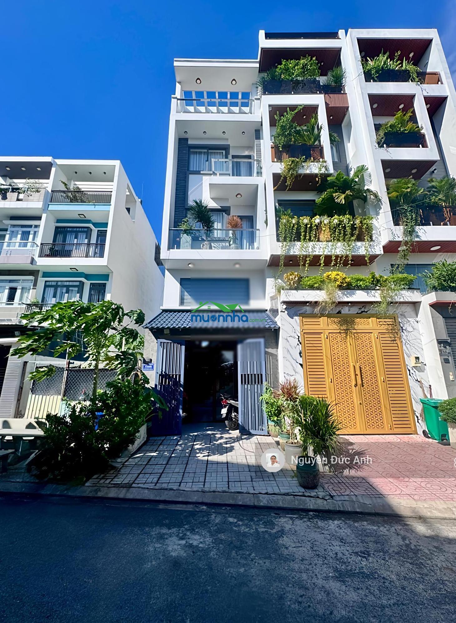 Hxh khu phân lô đường 10m, shr vuông vức 75m2, chủ xây ở tâm huyết 5 tầng có gara ôtô + ô thang máy - 2