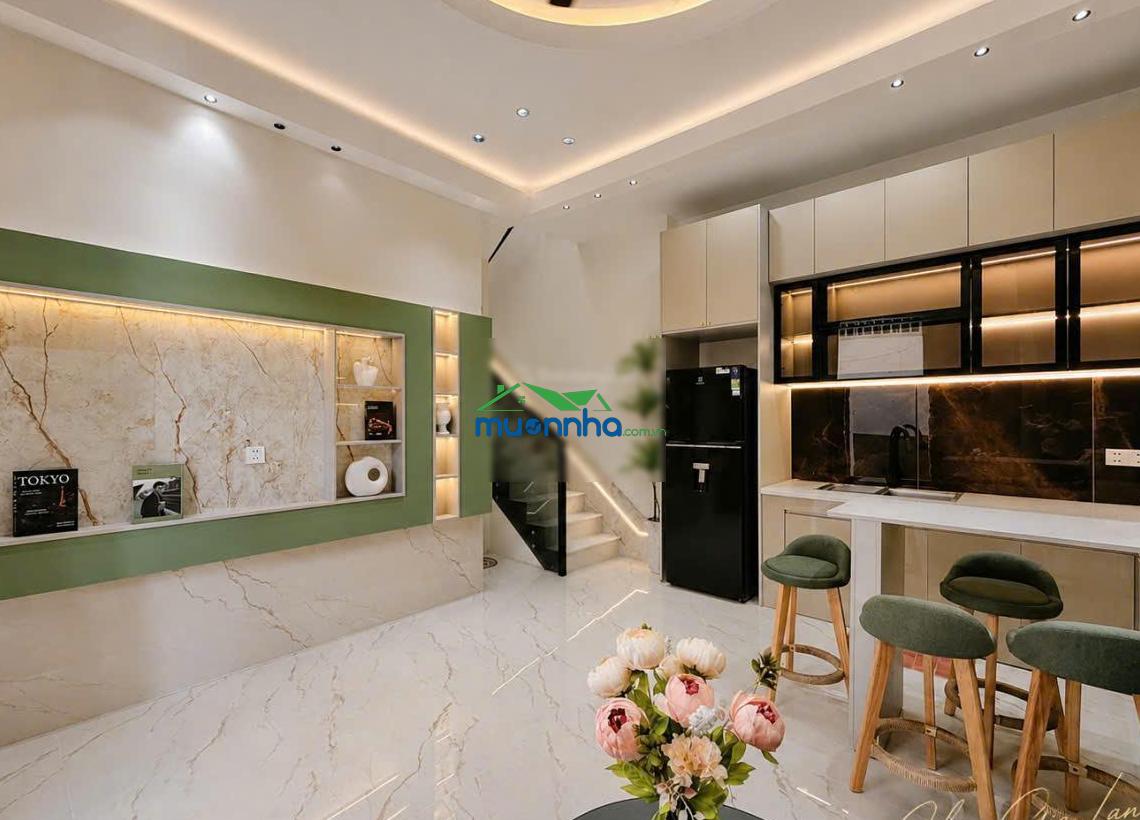 Gò vấp - quang trung p10 - hẻm 4m - 45m2, 5 tầng nở hậu giá 7.9 tỷ - 2