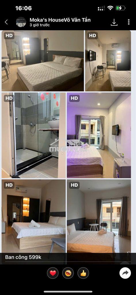 Cần cho thuê căn studio giá 8tr500 35m2