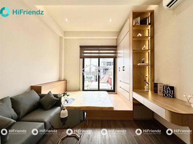 Cho thuê studio mới xây  ban công ngay vạn phúc city - đại học luật cs