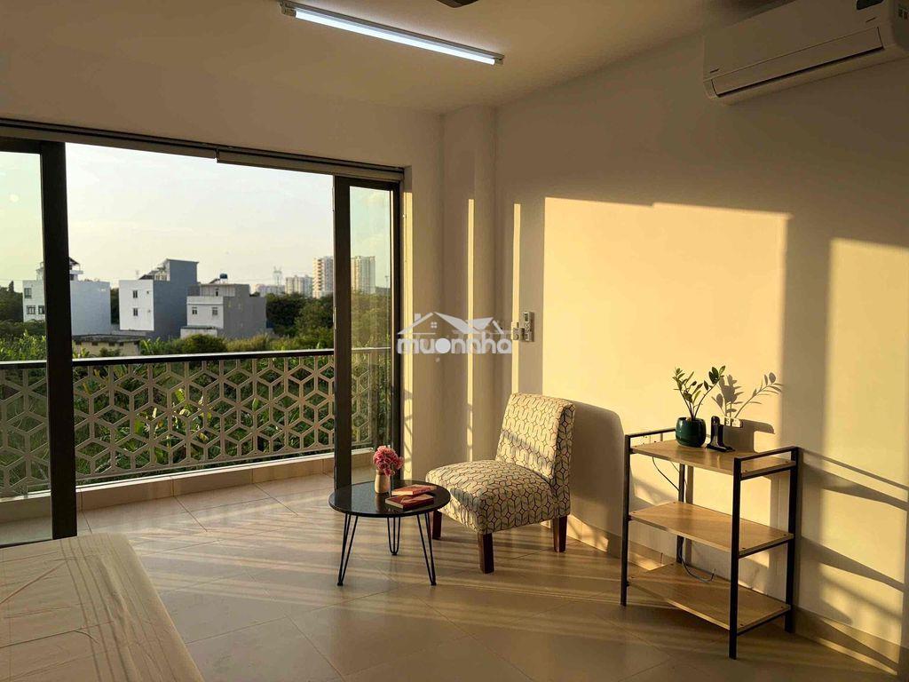 Phòng cho thuê siêu xinh - ban công rộng trồng hoa - 4