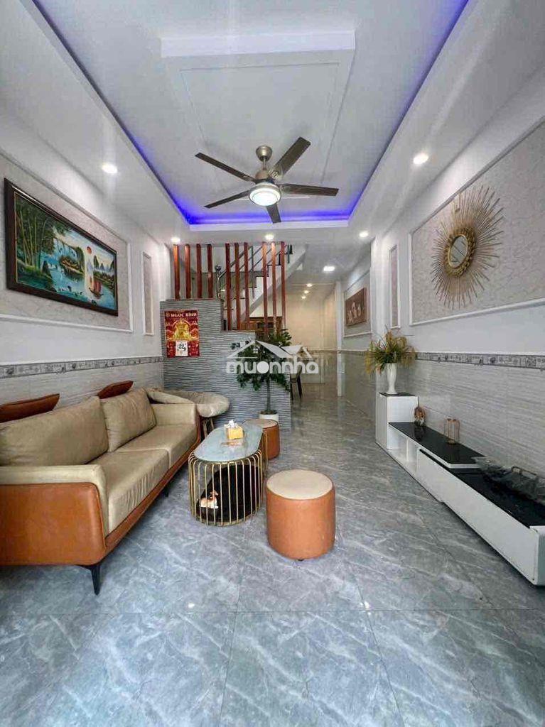 Hẻm 6m thông, quang trung (p.10) - 3.8x14m 45m2 đúc 1 lầu, nhà đẹp.