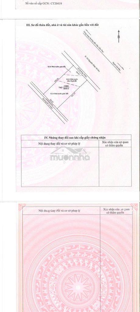 Cho thuê đất tmdv rộng 5000m2, 2 mặt tiền đường võ nguyên giáp cần thơ