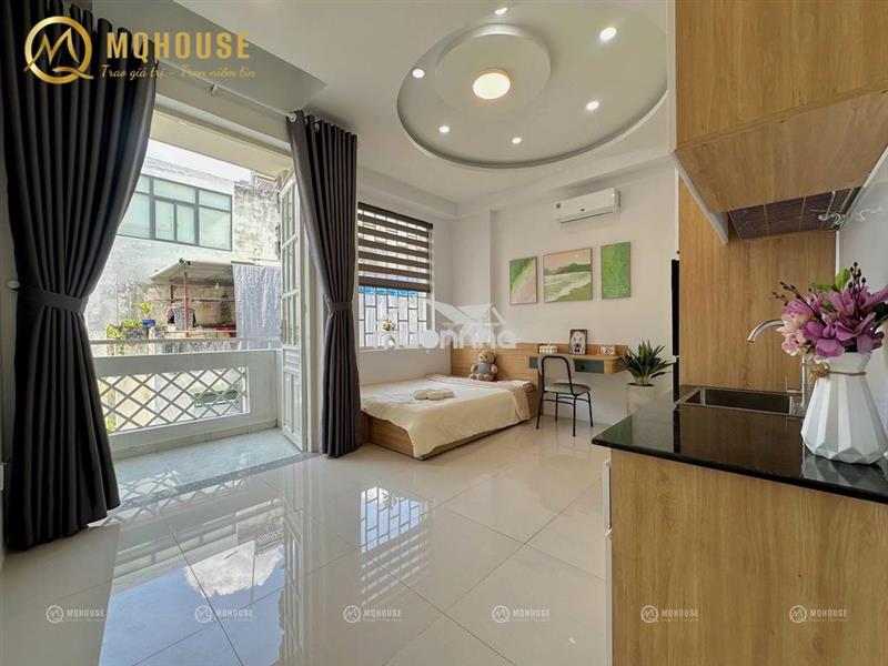 Studio ban công nhà mới 100% full nội thất ngay âu cơ - trường chinh