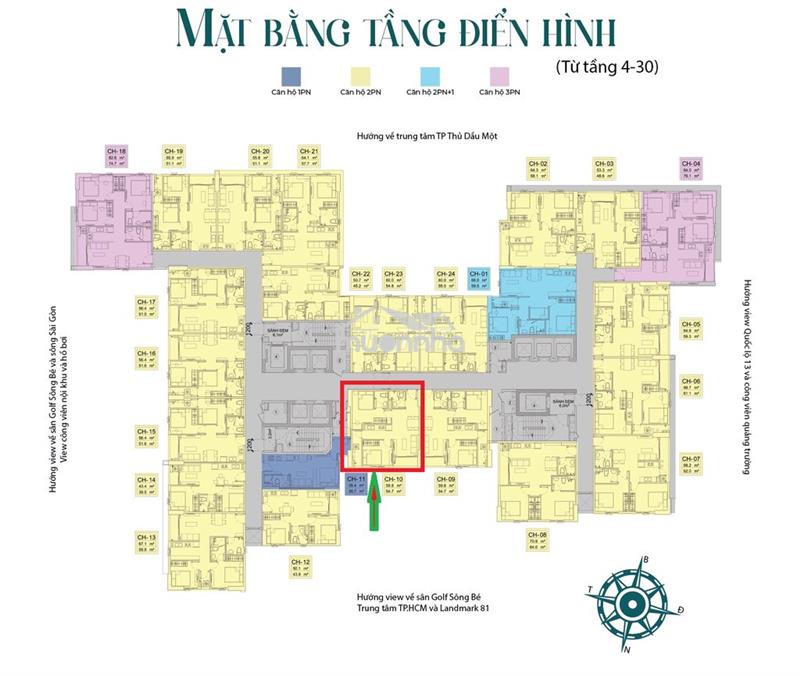 Bán thu hồi vốn căn 2pn, rẻ hơn 500 triệu so với giá cđt đang bán