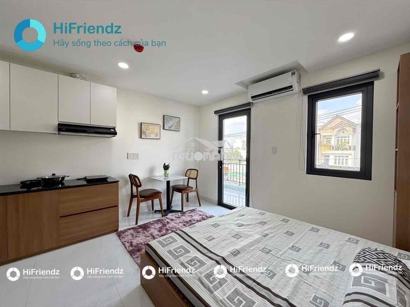 Cho thuê phòng studio nhìu nội thất ban công ngay ngã tư bảy hiền