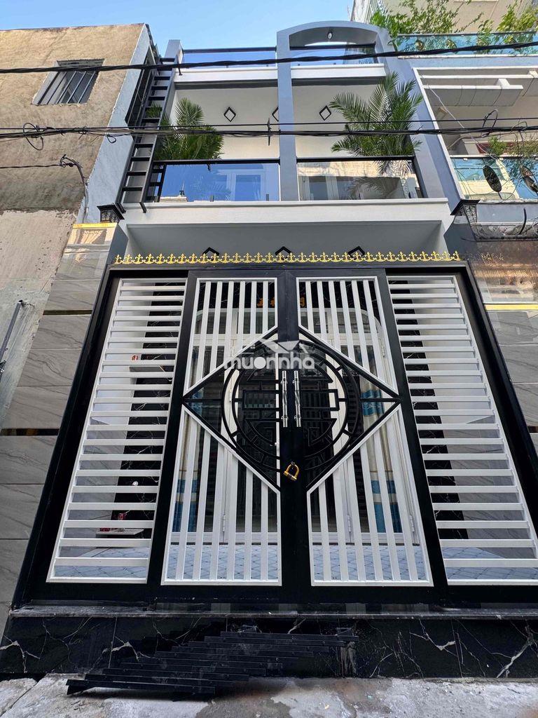 Bán nhà mới hẻm xe hơi, 2 tầng 3 phòng ngủ, 4m x 12m, 48m2, 4.95 tỷ