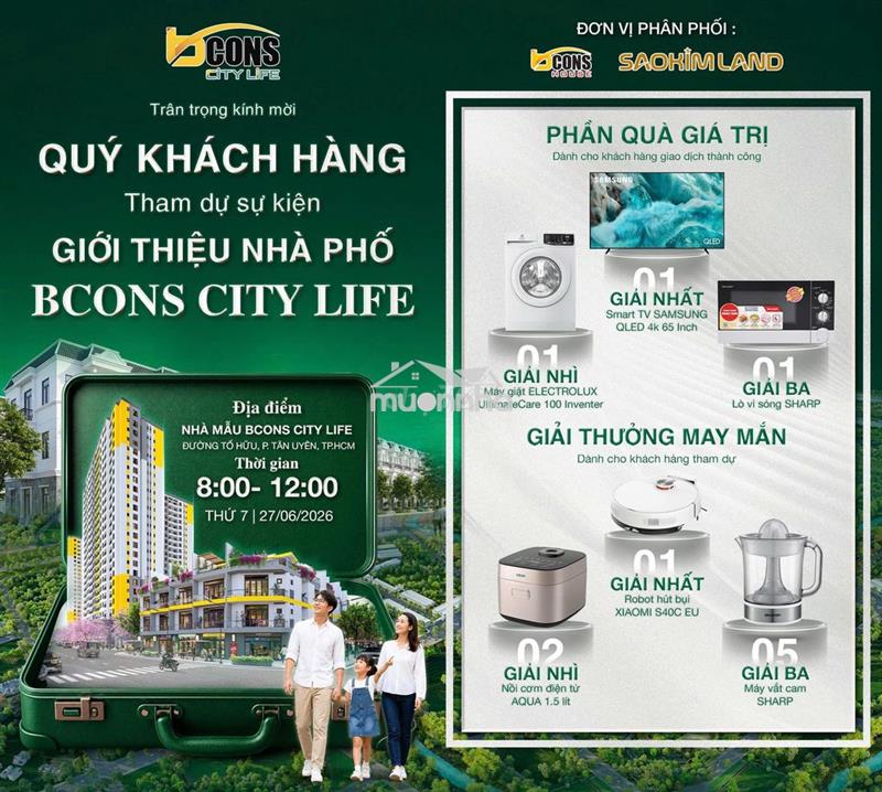 SỞ HỮU CĂN HỘ TRUNG TÂM DĨ AN CHỈ 150 TRIỆU BAN ĐẦU - NHẬN 2 CHỈ VÀNG